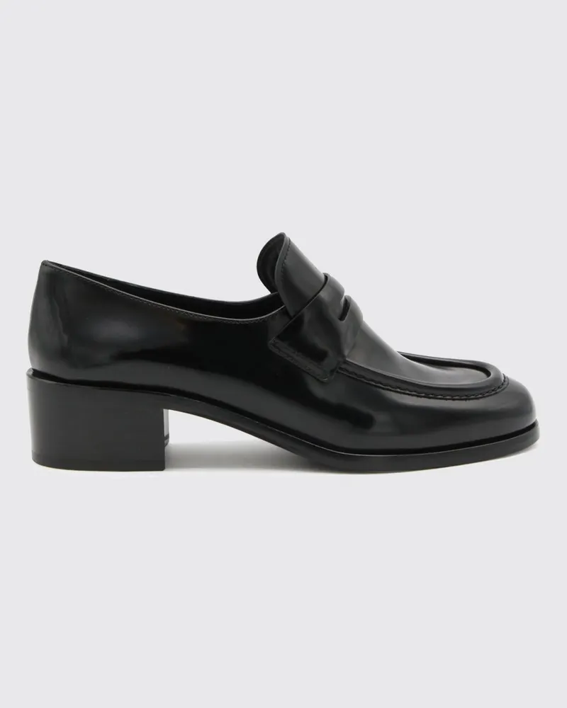 Church's Prudence Loafer aus gebürstetem Leder mit Riegel und runder Kappe Schwarz