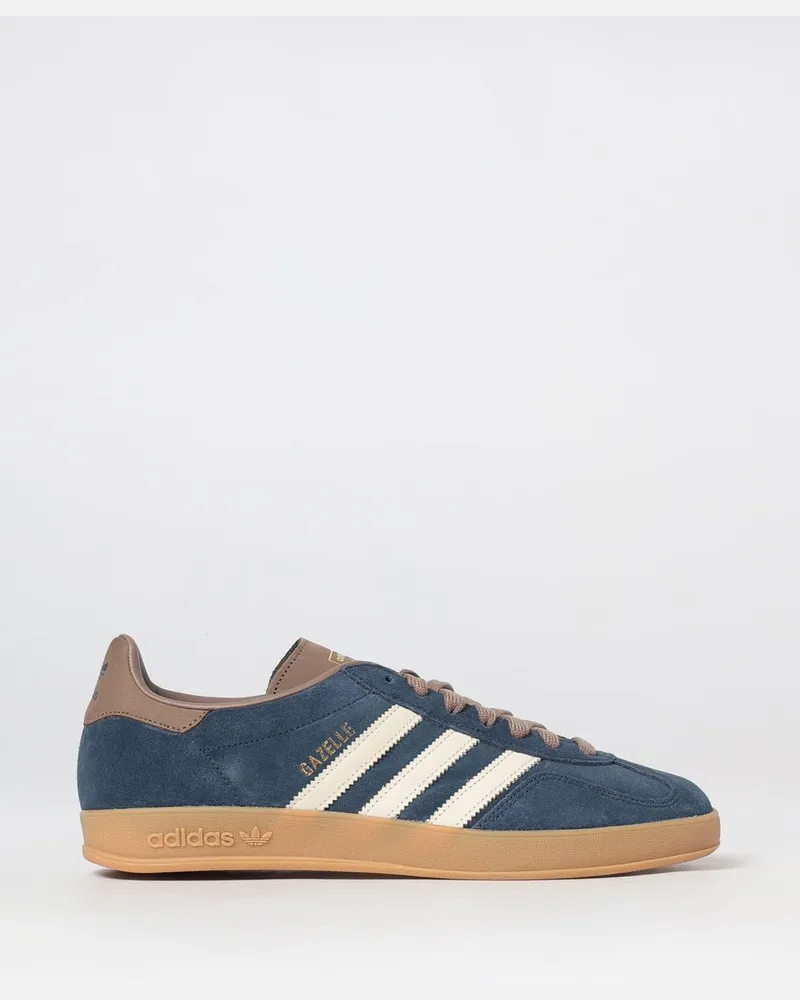 adidas Gazelle Indoor Wildleder-Sneaker mit 3-Streifen Blau