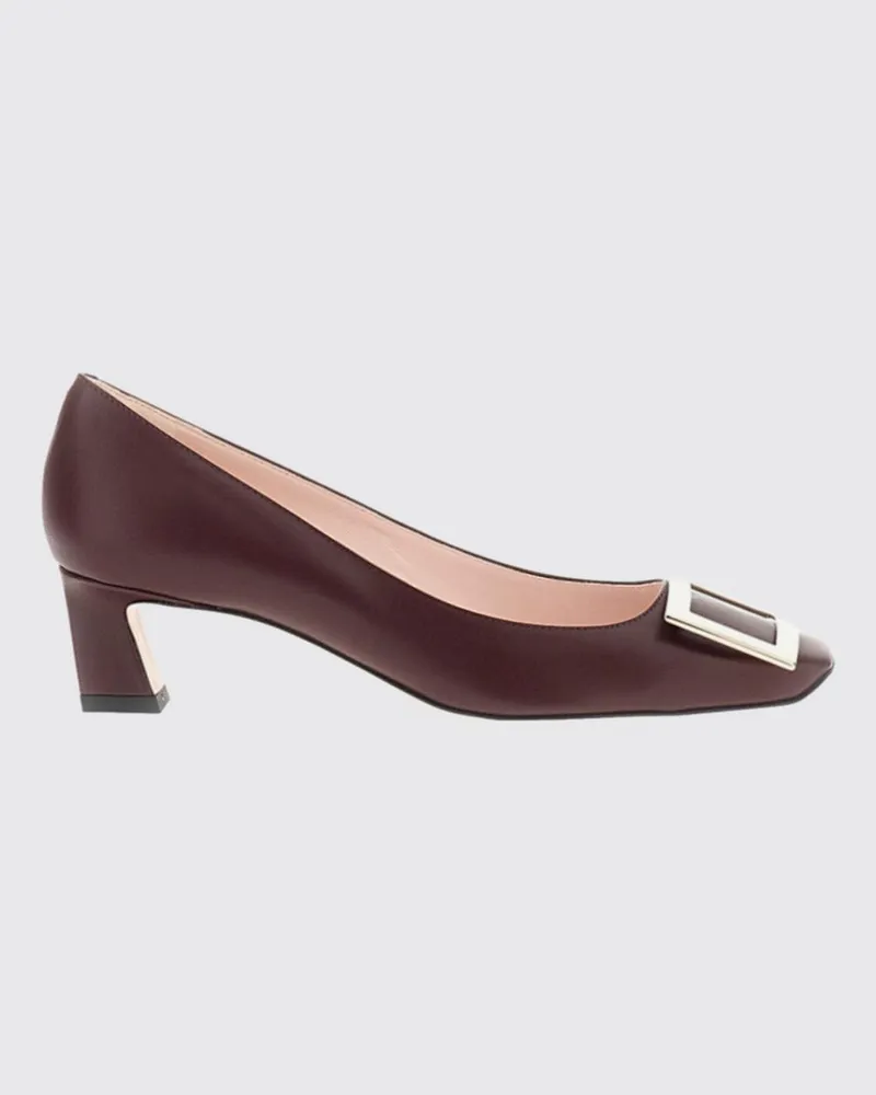 Roger Vivier Absatzschuhe damen Burgunderrot