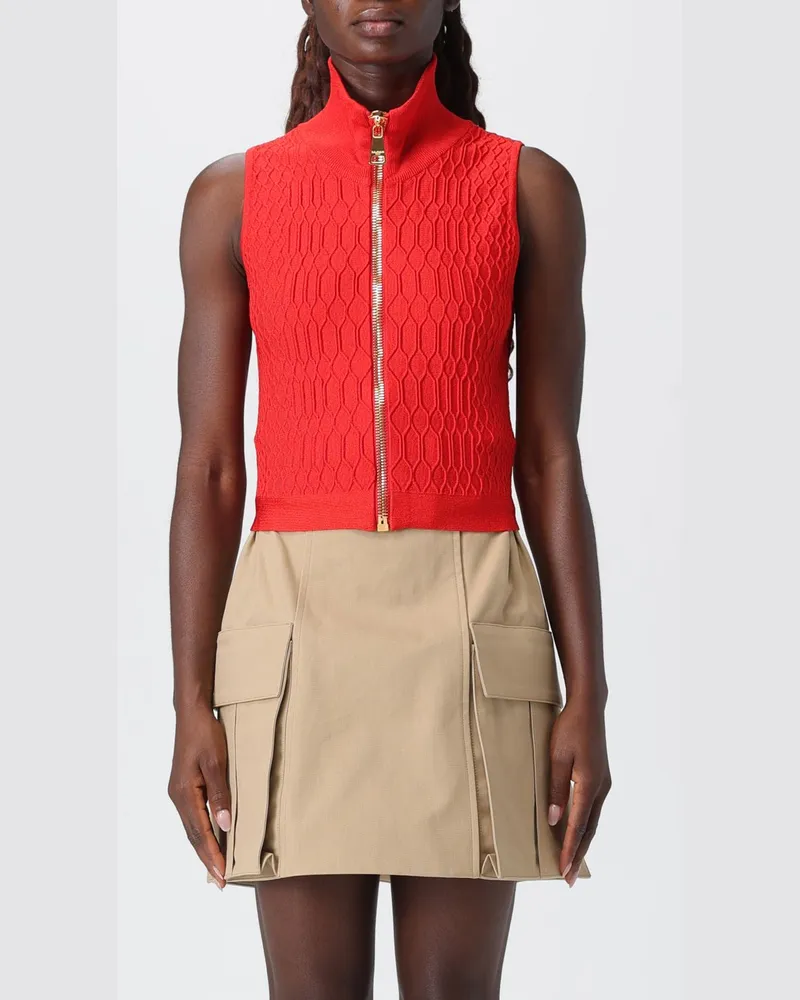 Balmain T-shirt damen Rot