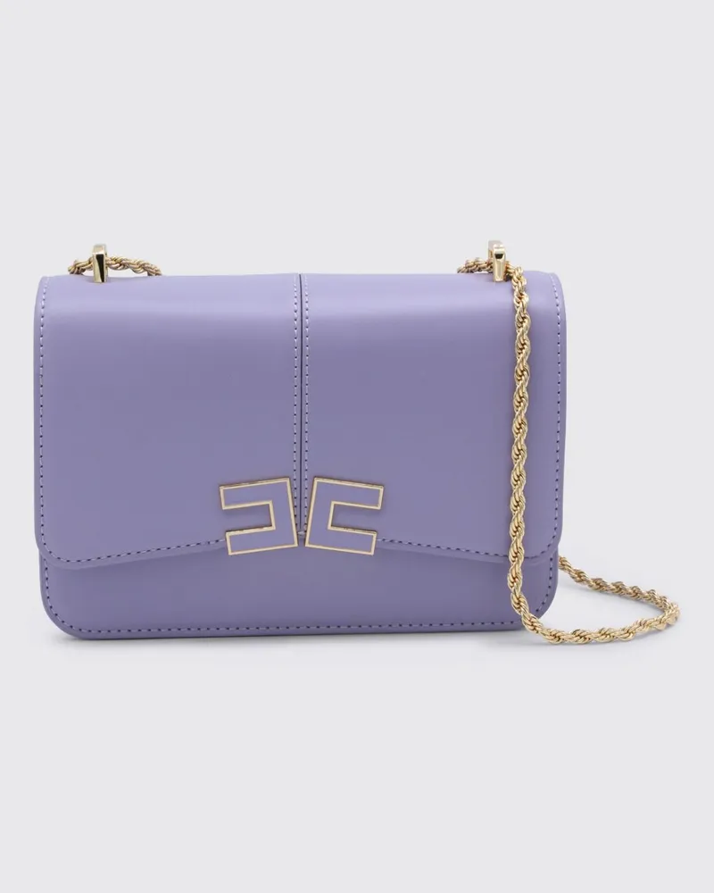 Elisabetta Franchi Schultertasche damen Lila