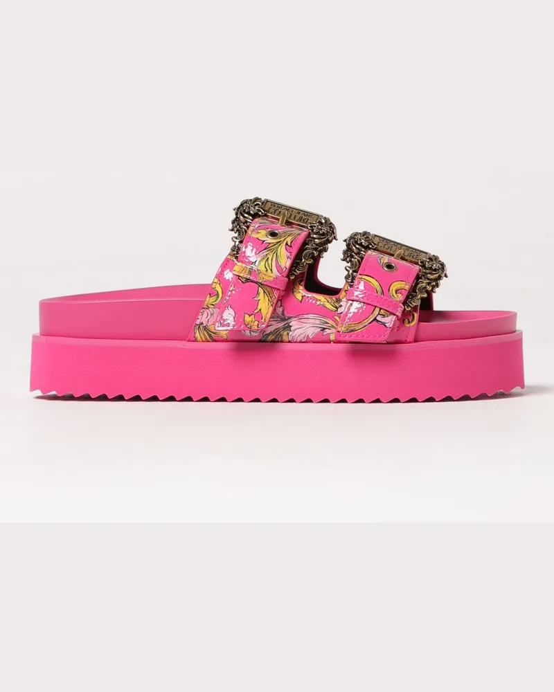 Versace Jeans Flache sandalen damen Fuchsia