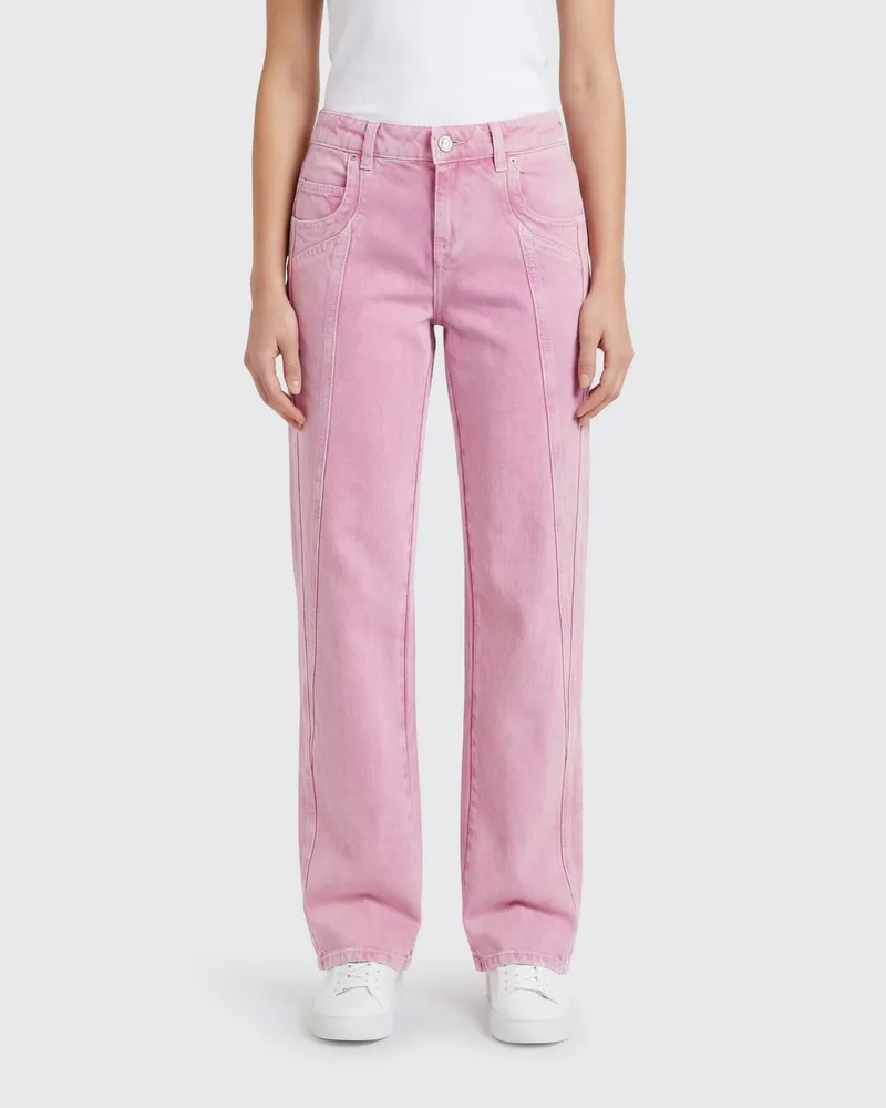 Étoile Isabel Marant Jaylis Jeans aus Denim Pink