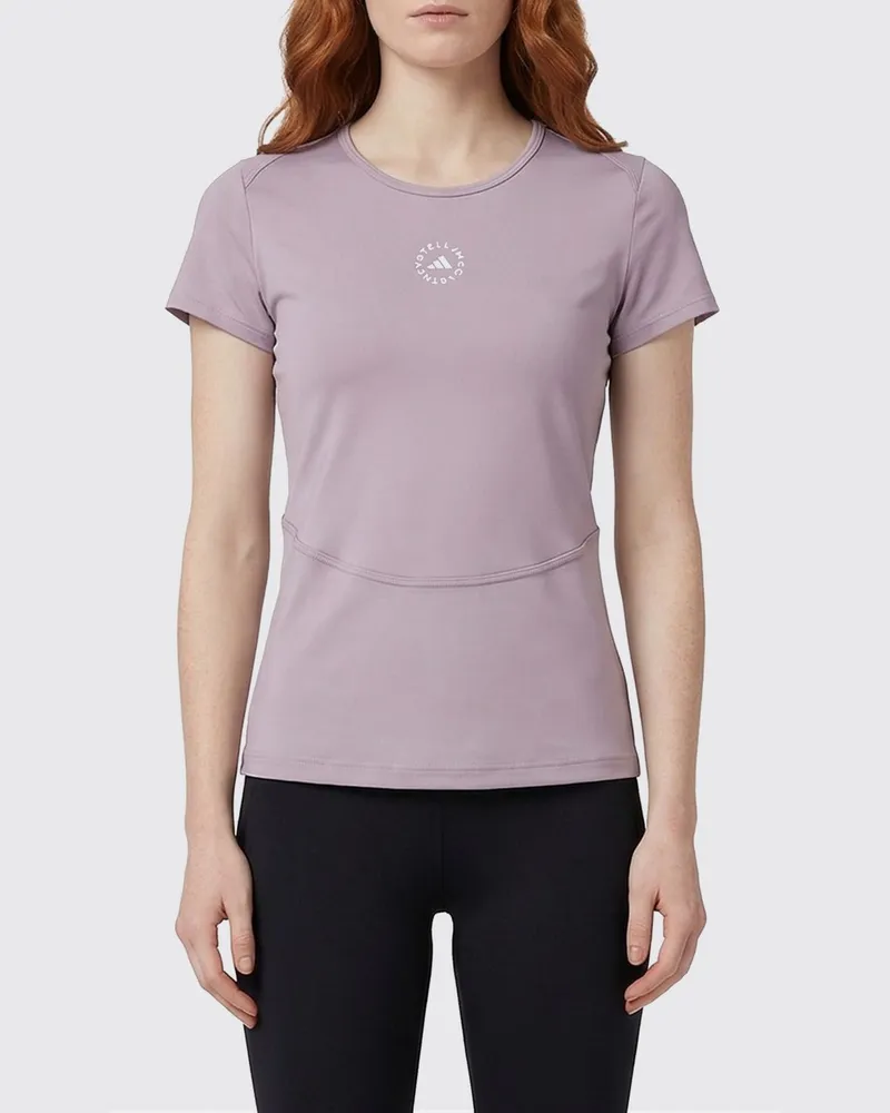 adidas T-Shirt aus Stretch-Funktionsgewebe Braun
