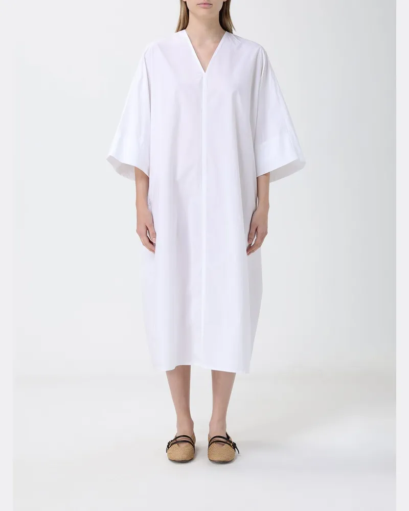 Filippa K Kaftankleid aus Baumwollpopeline Weiß