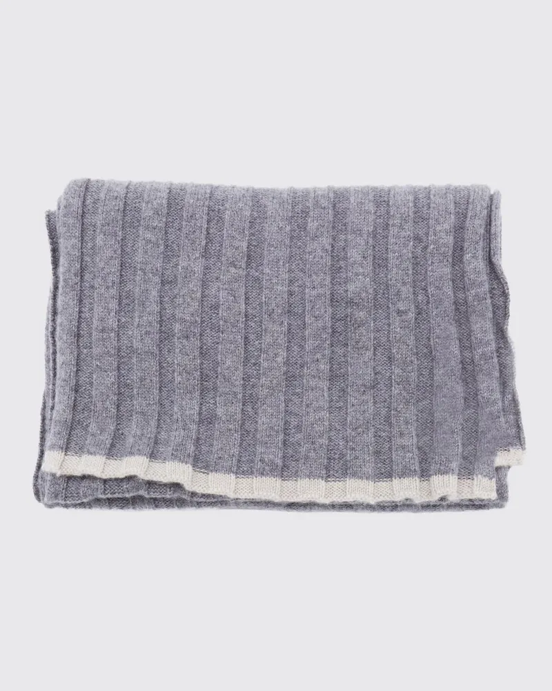 Brunello Cucinelli Schal herren Grau