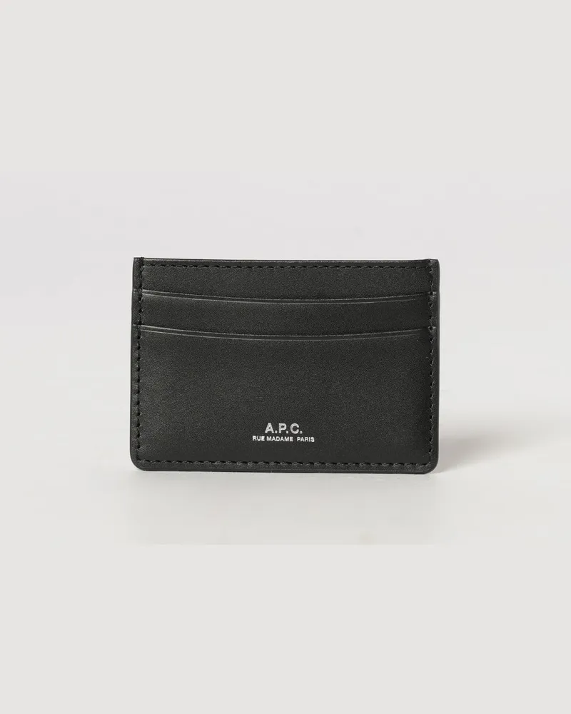 A.P.C. Portemonnaie herren Schwarz