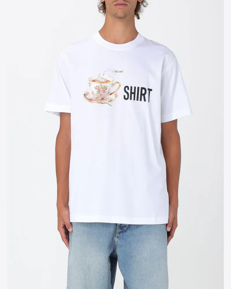 Moschino T-shirt herren Weiß