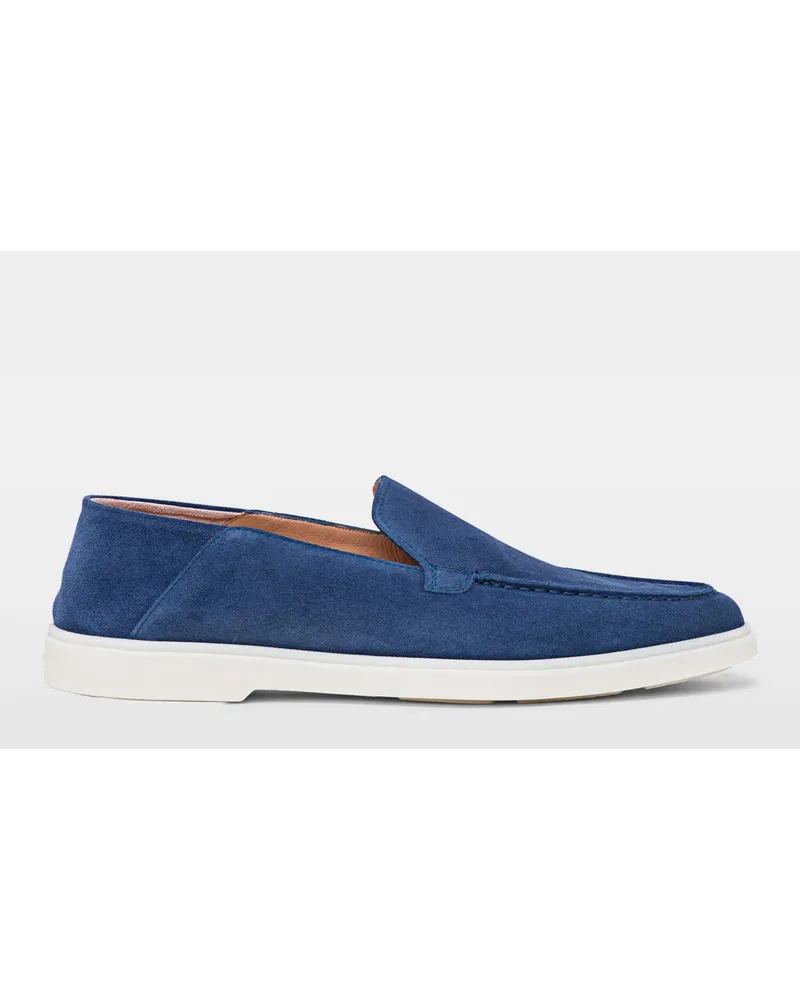 Santoni Schuhe Blau