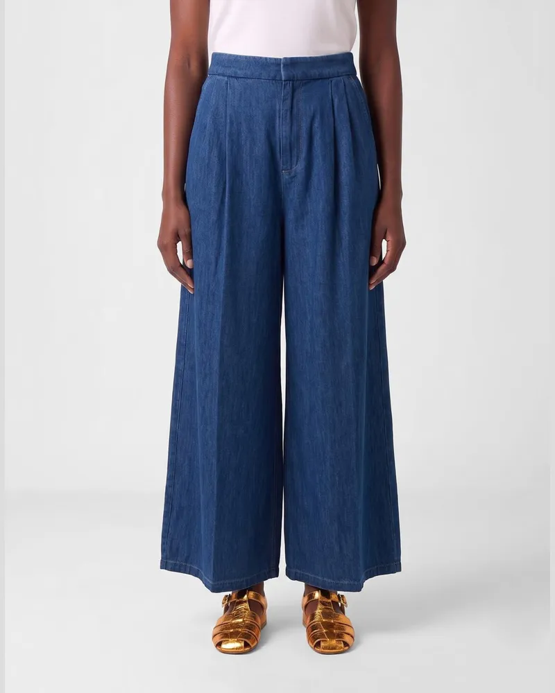 Max Mara Jeans damen Blau