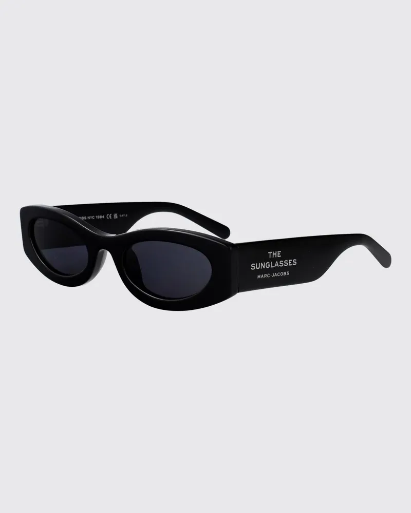 Marc Jacobs Cat-Eye-Sonnenbrille aus Acetat mit ovaler Form Schwarz