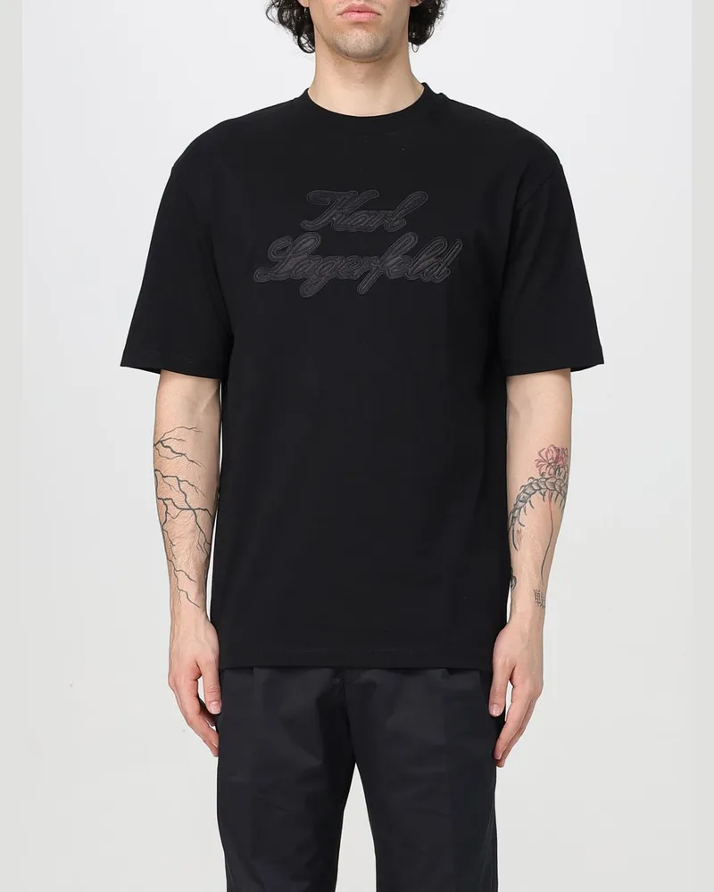 Karl Lagerfeld T-shirt herren Schwarz