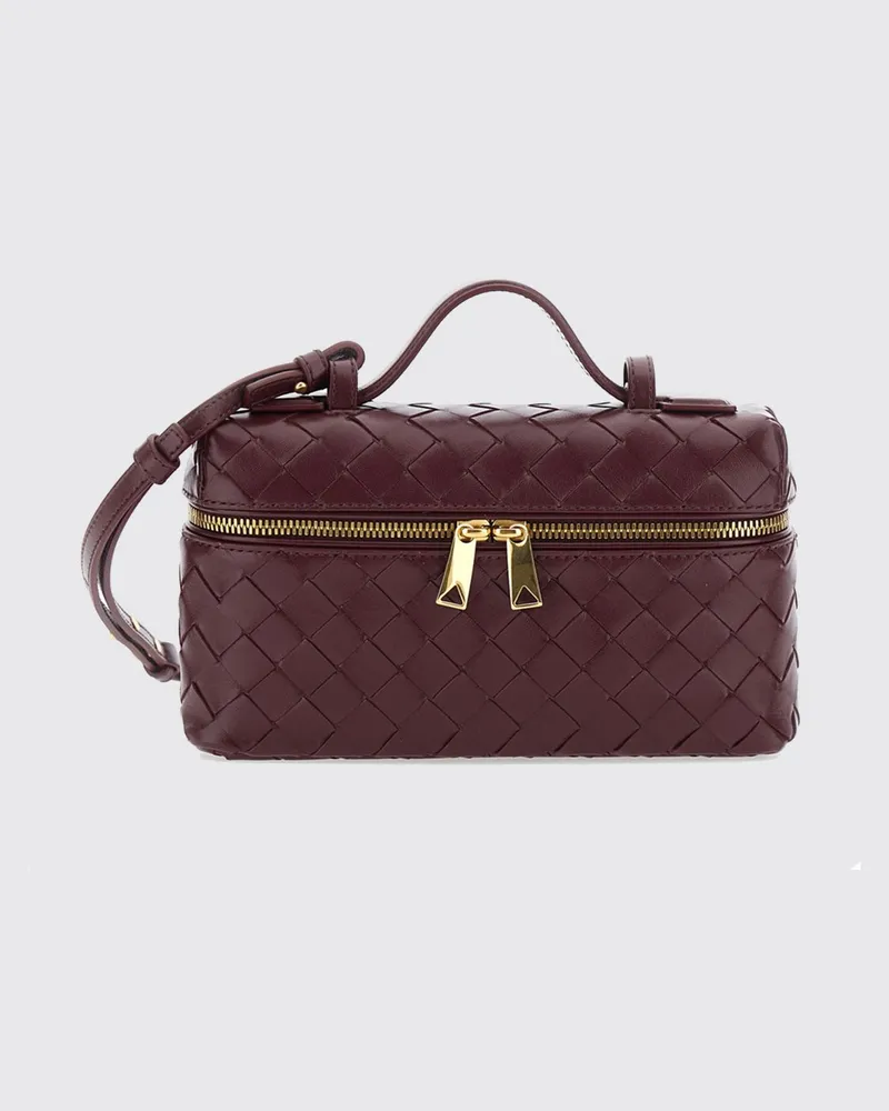 Bottega Veneta Umhängetasche damen Burgunderrot