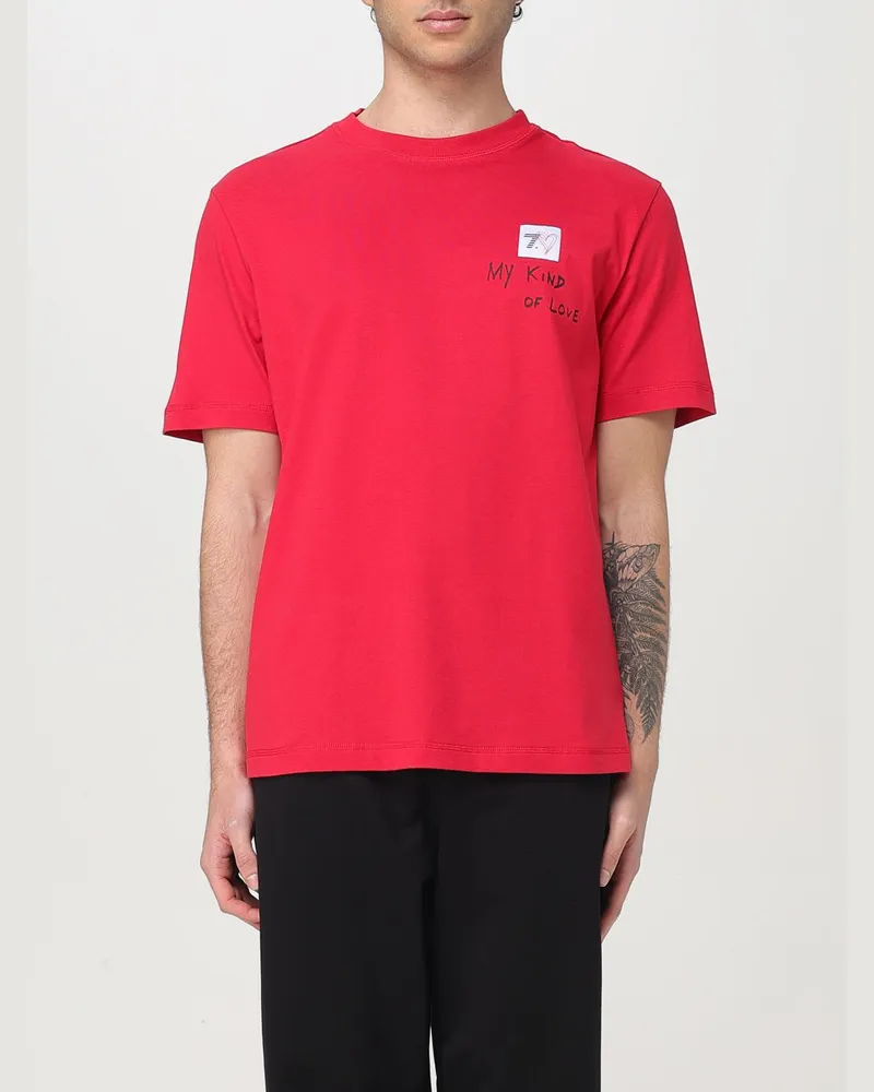EA7 T-shirt herren Rot