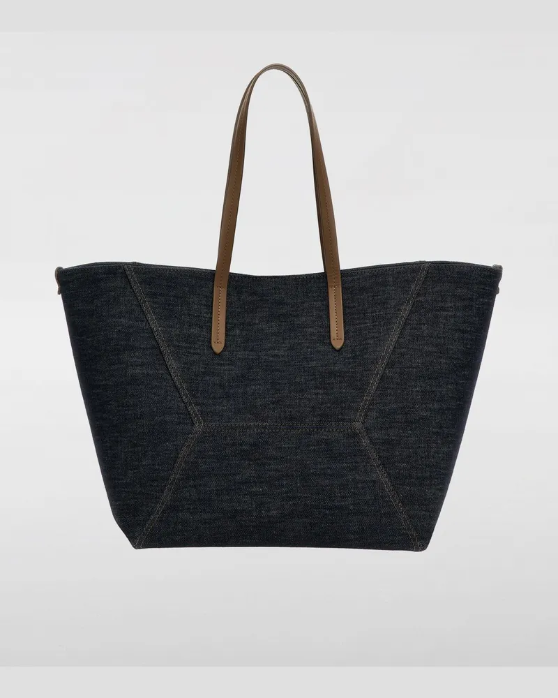 Brunello Cucinelli Schultertasche damen Blau