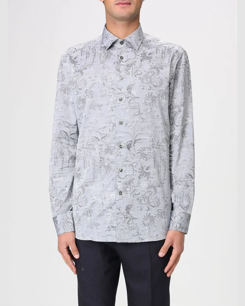 Etro Hemd herren Grau