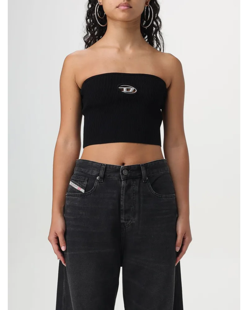 Diesel Top damen Schwarz