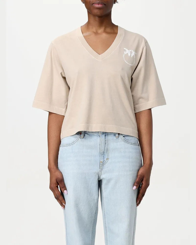 Pinko T-shirt damen Grau