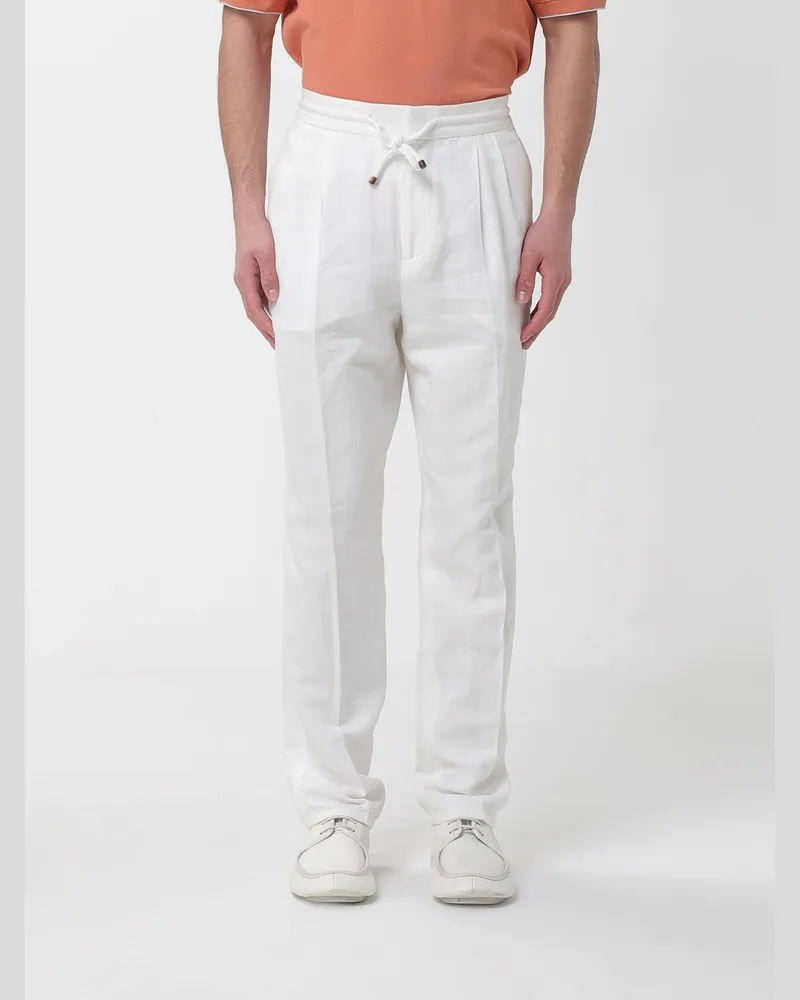 Brunello Cucinelli Hose herren Weiss