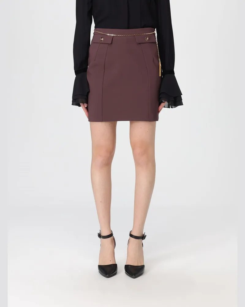 Elisabetta Franchi Rock damen Weinrot