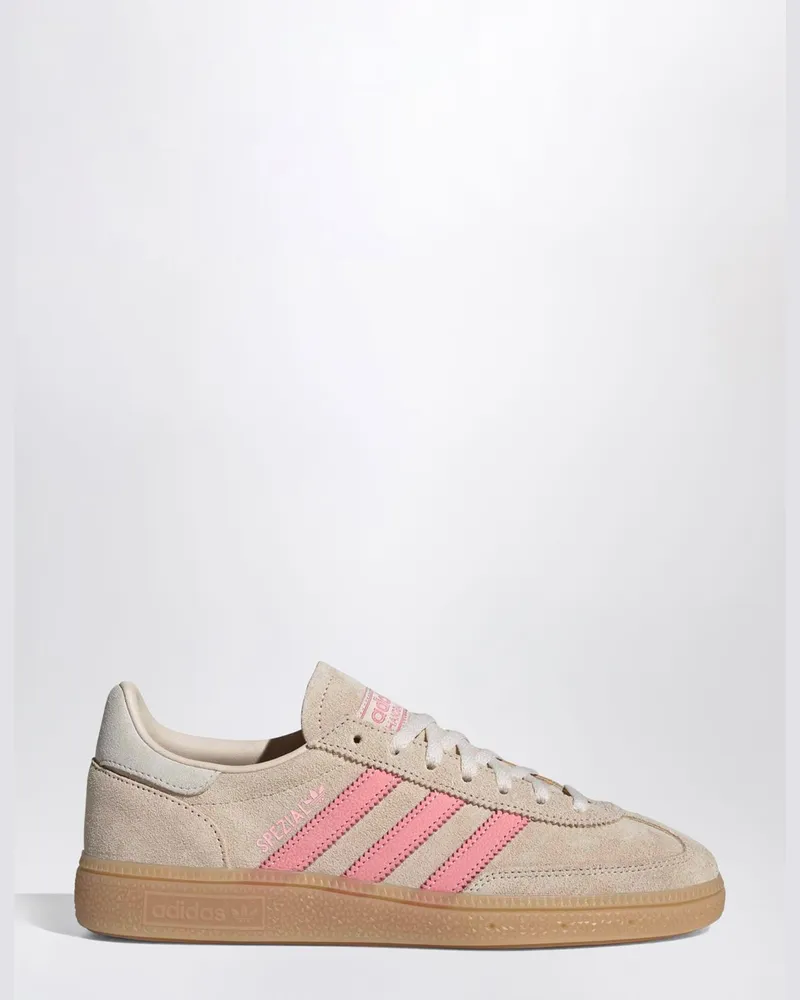 adidas Handball Spezial Sneaker aus Leder und Wildleder mit 3-Streifen Beige