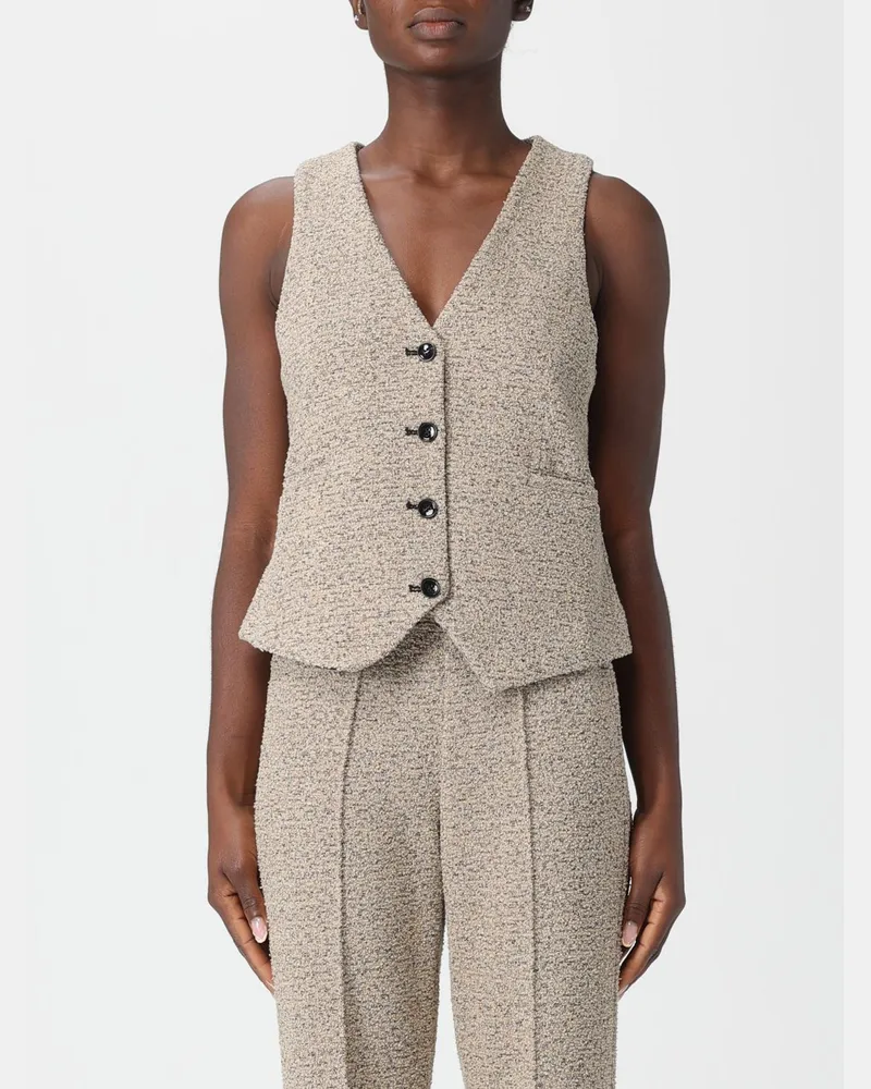 Mason's Weste damen Taubengrau