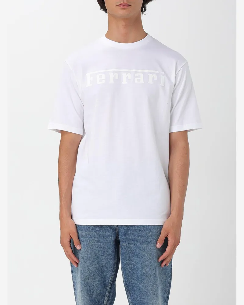 Ferrari T-shirt herren Weiß