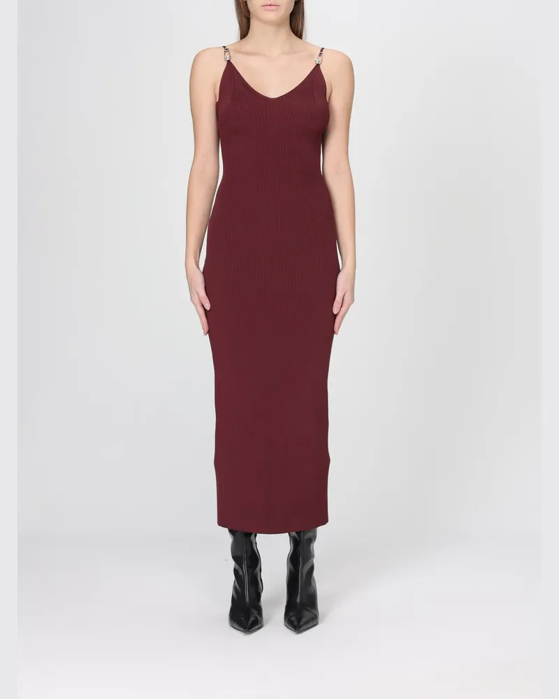 Versace Kleid damen Burgunderrot