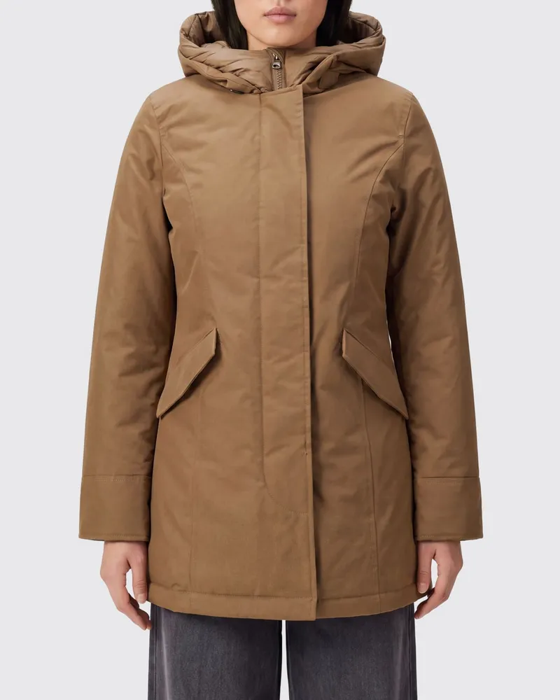 Woolrich Arctic Parka aus Baumwolle und Nylon mit gepolsterter Kapuze Earth
