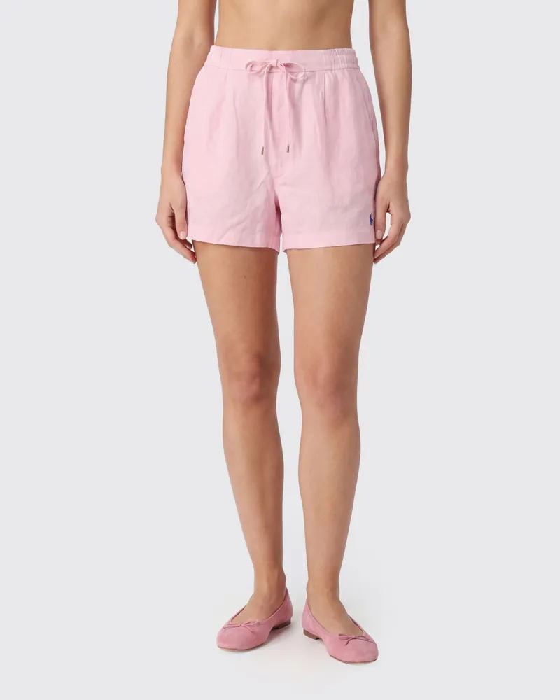 Ralph Lauren Baumwoll-Jogging-Shorts Pink