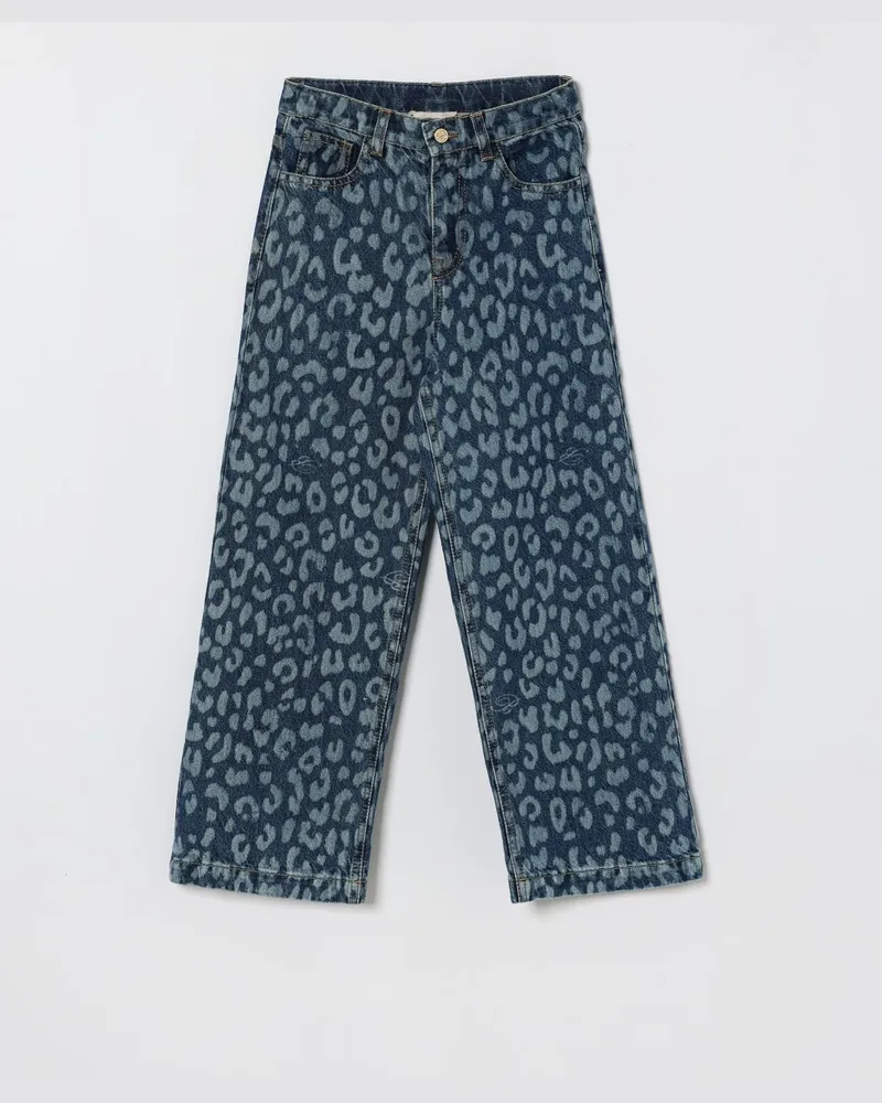 Blumarine Jeans aus Denim mit Animal-Print Natural