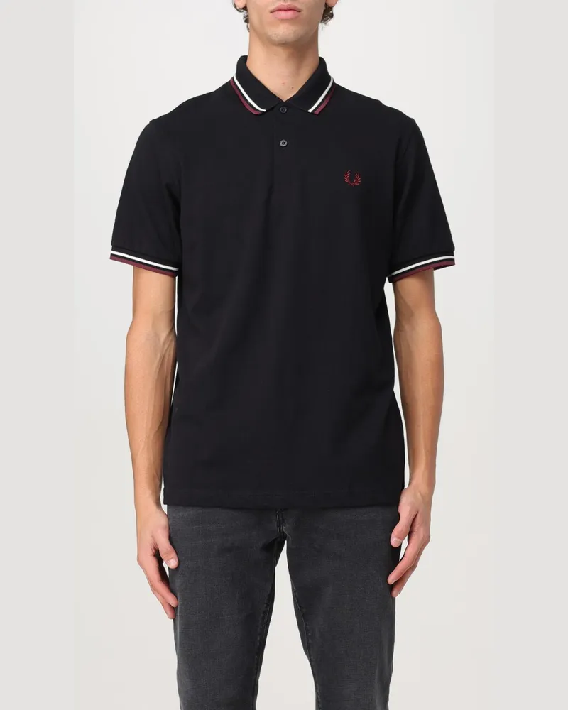Fred Perry Polo herren Schwarz