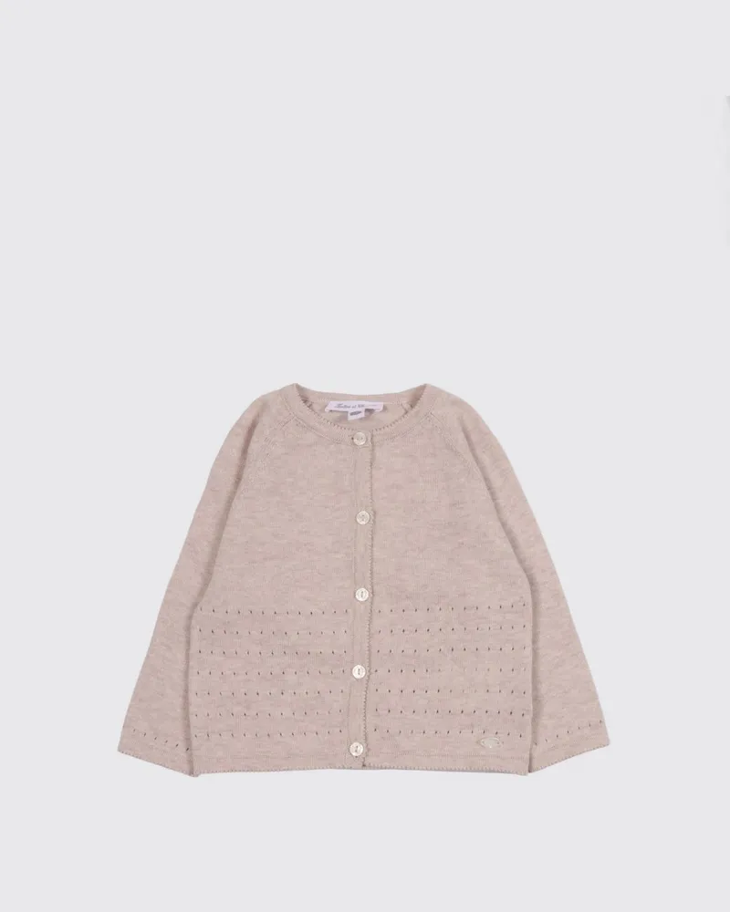 Tartine et Chocolat Baumwoll-Cardigan Beige