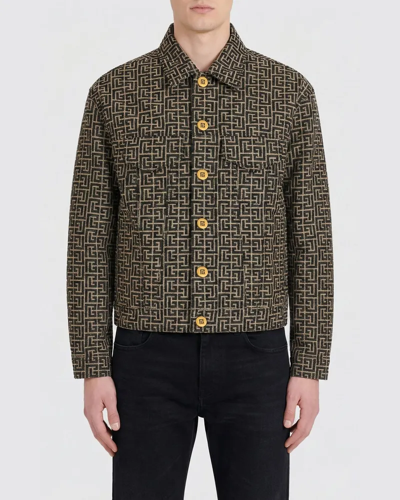 Balmain Jacke herren Schwarz