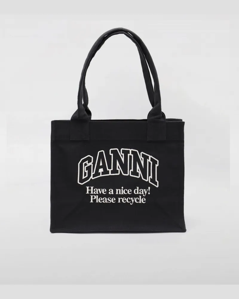 Ganni Handtasche damen Grau