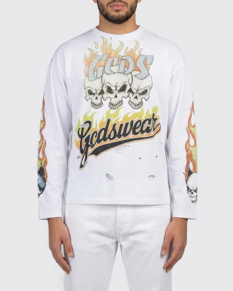 GCDS T-shirt herren Weiß