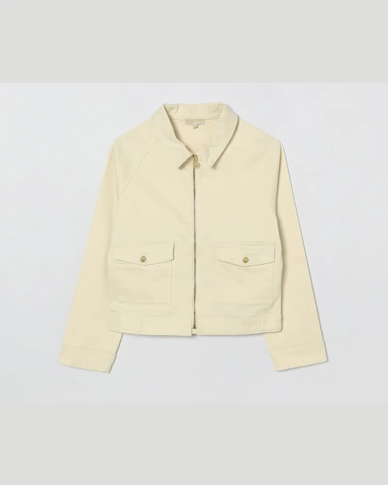 Michael Kors Baumwoll-Hemdjacke Cream