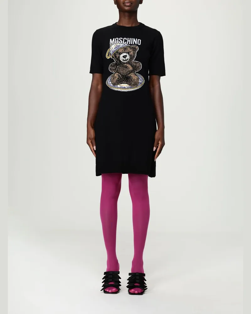 Moschino Kleider damen Schwarz