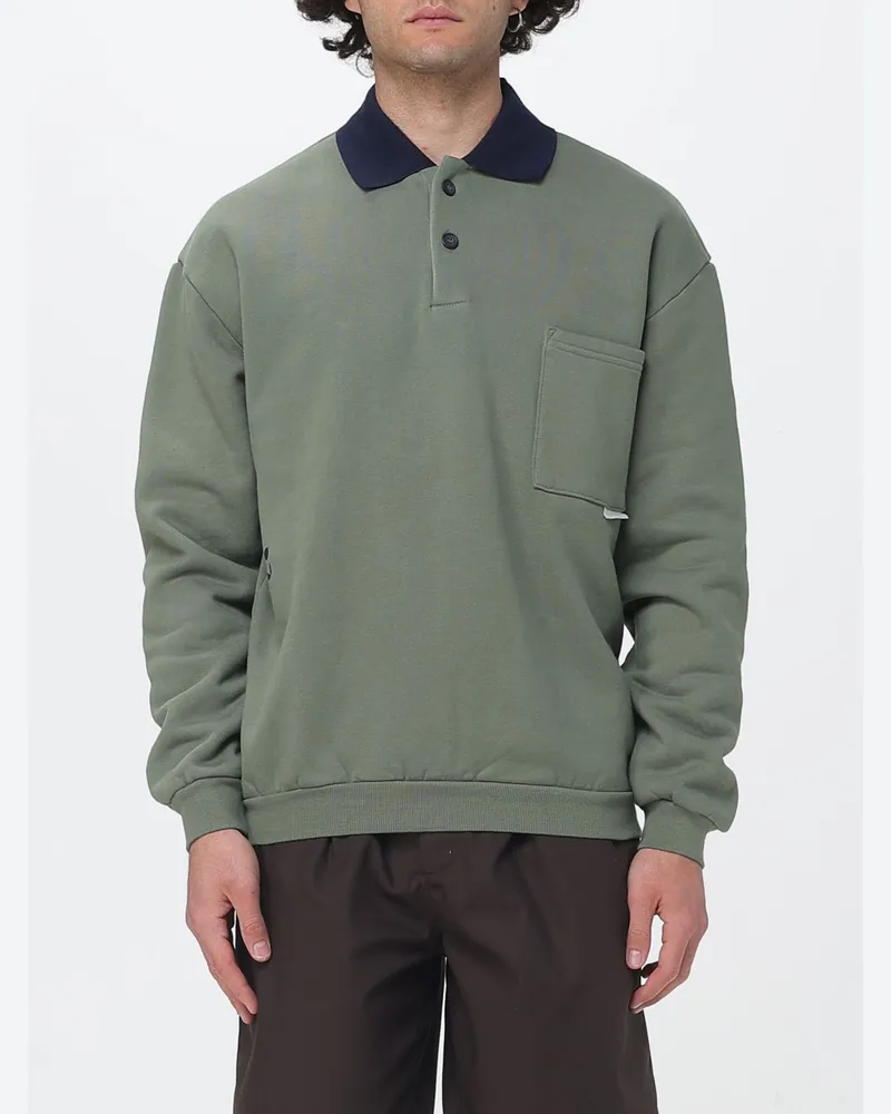 GR10K Baumwoll-Sweatshirt Grün