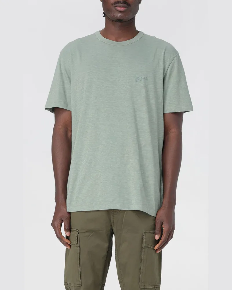 Woolrich T-shirt herren Grün