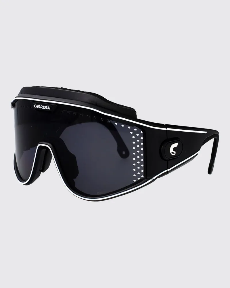 Carrera Polyamid-Shield-Sonnenbrille mit Kontrastlogo Schwarz