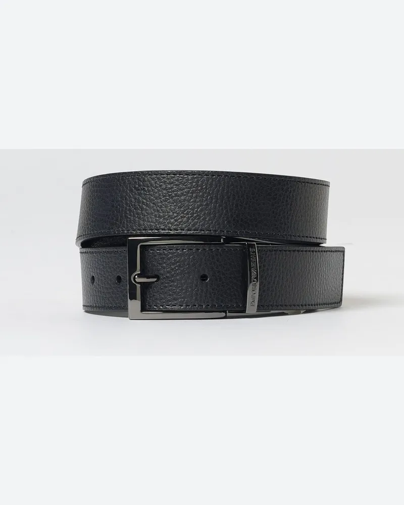Emporio Armani Grtel herren Blau