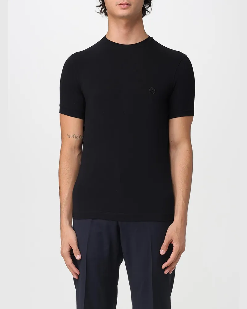 Giorgio Armani T-shirt herren Schwarz