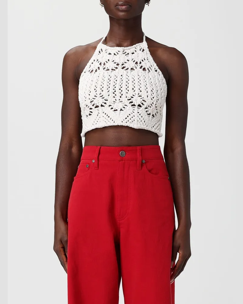 Alanui Top damen Cream