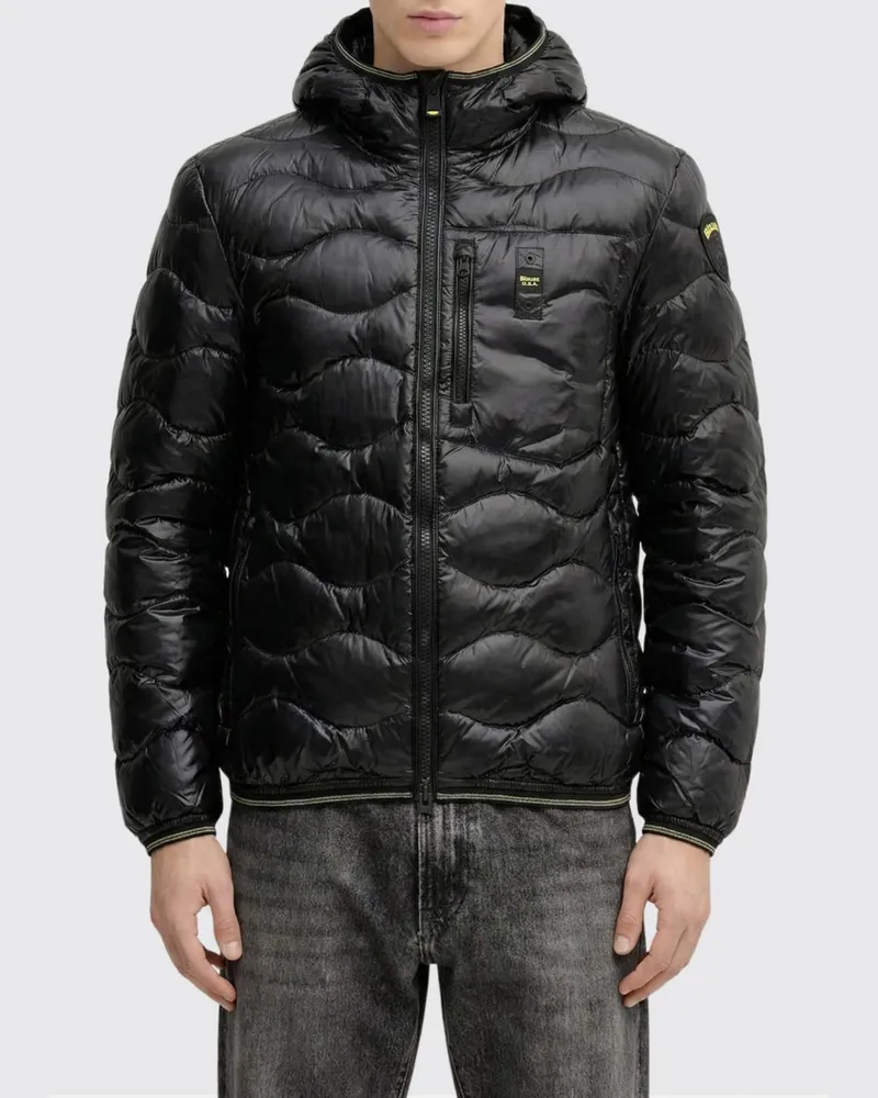 Blauer Mantel herren Schwarz