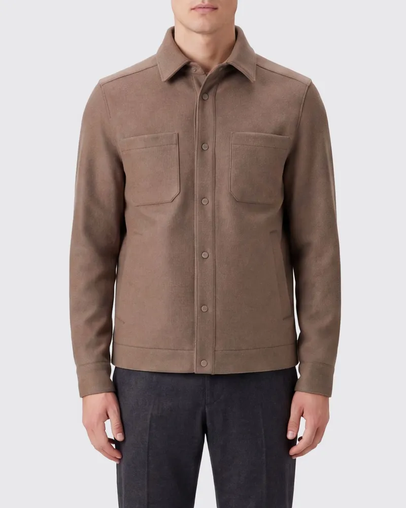 Herno Jacke herren Taubengrau