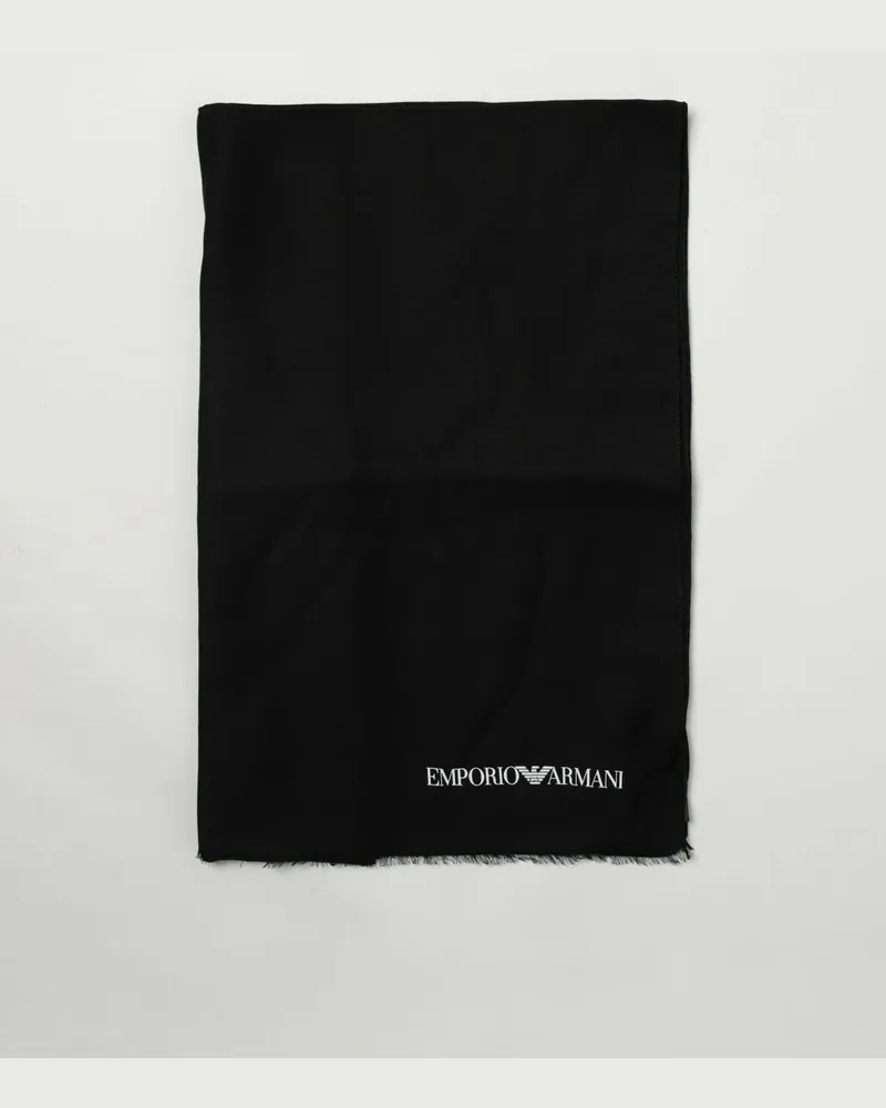 Emporio Armani Schal herren Schwarz