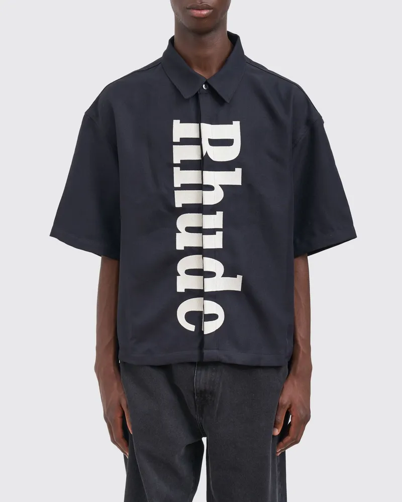 RHUDE Hemd herren Schwarz