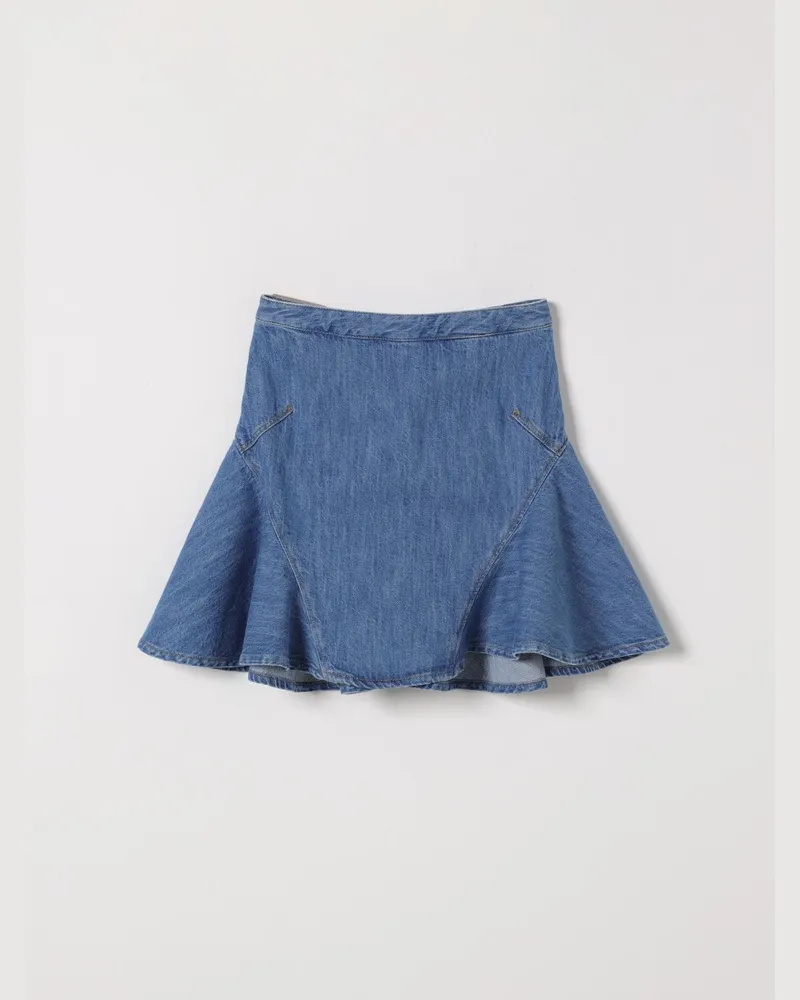 Givenchy Rock aus Stretch-Baumwolle Blau
