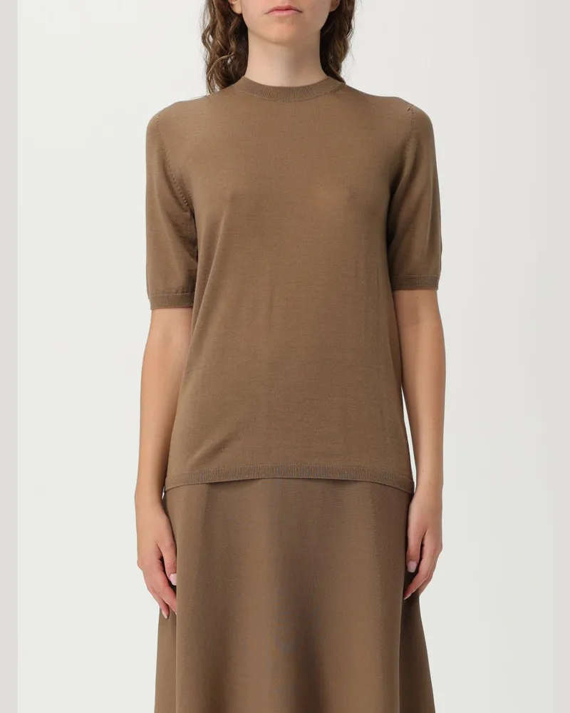 Max Mara Top damen Haselnuss